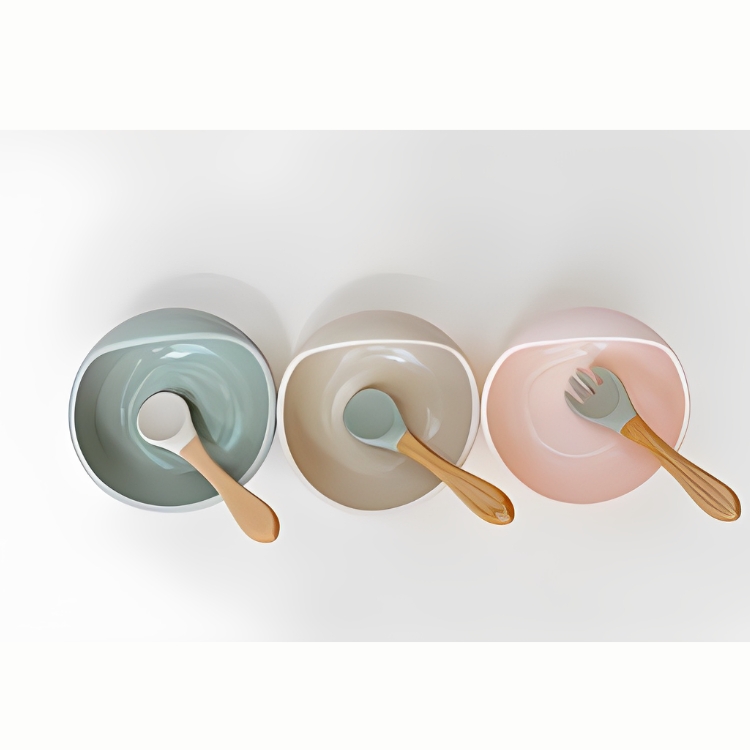 Silicone Suction Bowl multi colours Bowl