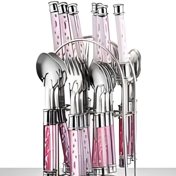 Ceramic Stainless Steel Cutlery Set