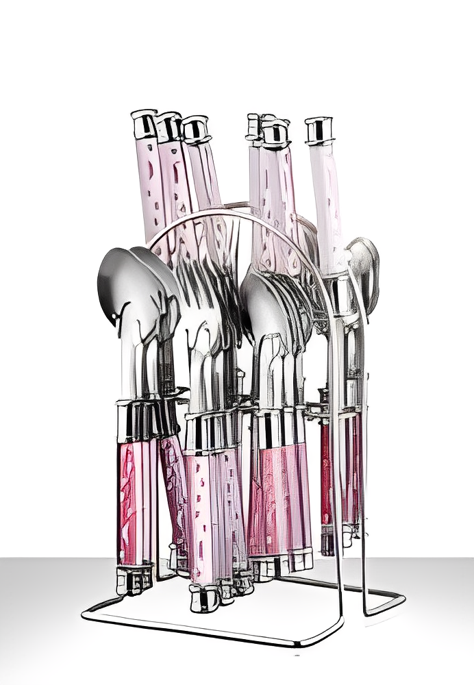 Ceramic Stainless Steel Cutlery Set